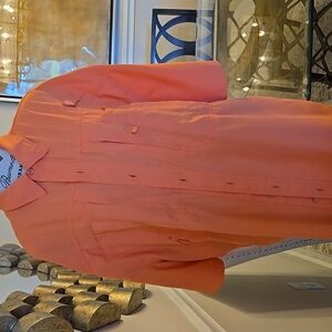 Men's Blue Casual Orange Shirt From Big And TALL Store